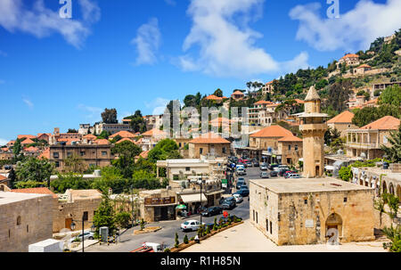 Deir El Qamar im Libanon Naher Osten montieren Stockfoto