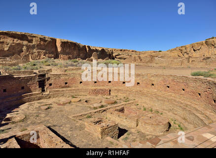 Kiva, Chetro Ketl, Chaco Canyon, Chaco Culture National Historical Park, New Mexico, USA 180926 69551 Stockfoto