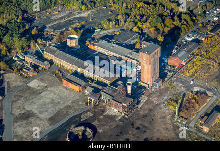 Luftbild, Bergwerk Ost, Abriss der Zeche Heinrich-Robert, Bergwerk Zeche, Bergbau, RAG, Ruhrkohle, Ruhr Bergbau, Bergwerk, Hamm, Ruh Stockfoto