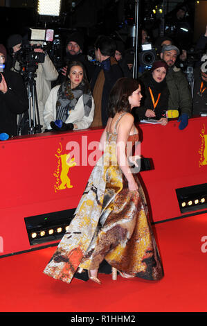 15. Februar, 2018 - Berlin Emilia Schuele die Berlinale 2018 besucht. Stockfoto