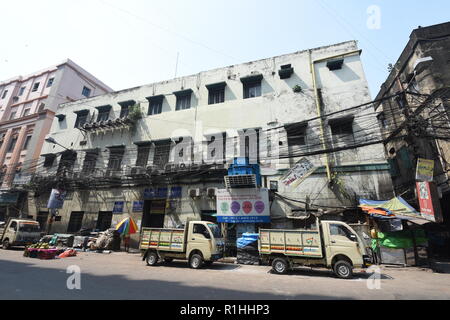 Jessop Gebäude, 63 Netaji Subhas Straße, Burrabazar, Kolkata, Indien Stockfoto