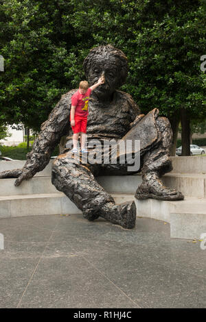 Albert Einstein Memorial Washington DC Stockfoto