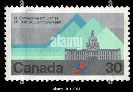 Poststempel Stempel aus Kanada in der XI Commonwealth Games, Edmonton (2. Serie), 1979 Stockfoto