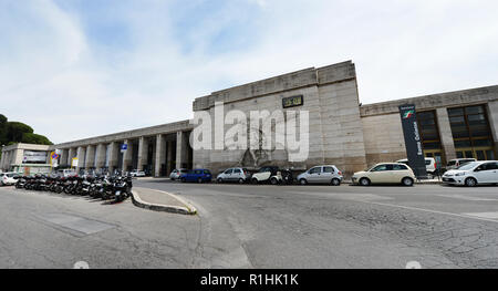 Roma Ostiense Bahnhof. Stockfoto