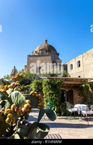 Bar auf der Terrasse der Burg Aragonese Ischia Stockfoto