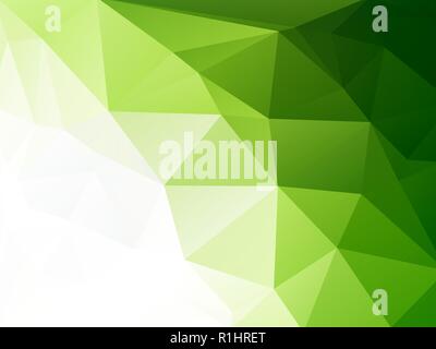 Eco geometrische grün Mosaik Hintergrund Stock Vektor