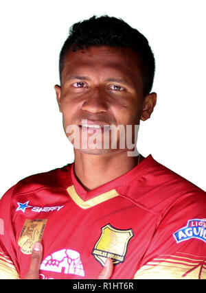 Kolumbien Liga - Liga Aguila I-Bundesliga 2018 / (Rionegro Aguilas) - Luis Mosquera Stockfoto