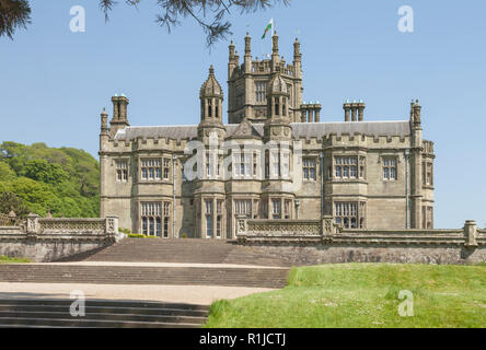 Margam Schloss (1830), Margam Country Park, in Margam, Port Talbot, South Wales, Großbritannien Stockfoto