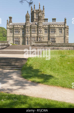 Margam Schloss (1830), Margam Country Park, in Margam, Port Talbot, South Wales, Großbritannien Stockfoto