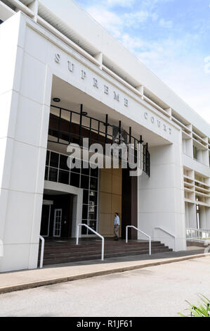 Das Northern Territory Bundesgericht und der Bundesgerichtshof in Darwin, Australien. Stockfoto