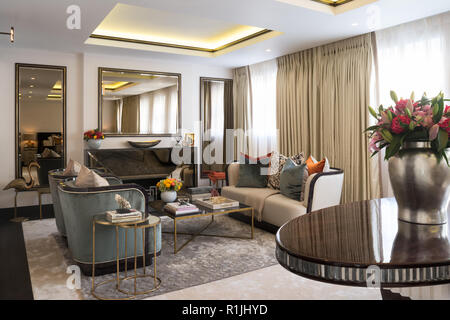 Wohnbereich Schlafzimmer Stockfoto