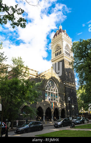 Portland, Oregon, USA - Juni 8, 2017: Das erste Gemeindliche vereinigten Kirche in der Innenstadt von Portland Stockfoto