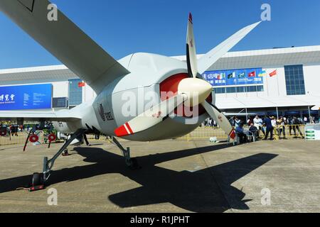 Zhuhai, Zhuhai, China. 13 Nov, 2018. Zhuhai, China - der CH-5 Drohne an der Zhuhai Airshow 2018 in Glenelg, South China Guangdong Provinz gesehen werden kann. Credit: SIPA Asien/ZUMA Draht/Alamy leben Nachrichten Stockfoto