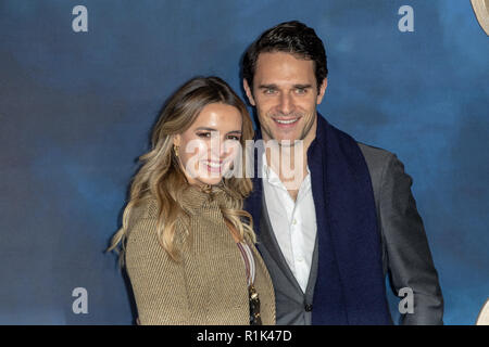 London, 13. Nov 2018. Gäste besucht die Premiere des Films 'fantastische Tiere: Die Verbrechen von Grindelwald" in Leicester Square am 13. November 2018 England. © Jason Richardson/Alamy leben Nachrichten Stockfoto