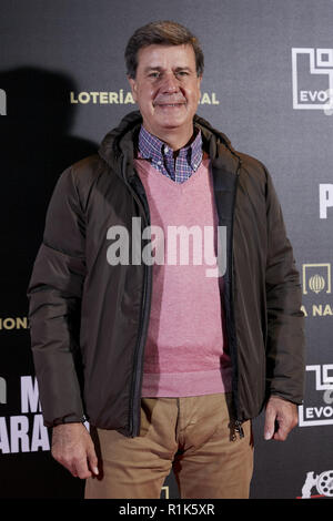 Madrid, Madrid, Spanien. 13 Nov, 2018. Cayetano Martinez de Irujo besucht orir para Evitar' Film Premiere während der Woche in Madrid Premiere Callao City Lights Kino in Madrid bin. Credit: LEGAN S. Mace/SOPA Images/ZUMA Draht/Alamy leben Nachrichten Stockfoto