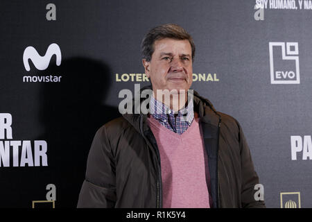 Madrid, Madrid, Spanien. 13 Nov, 2018. Cayetano Martinez de Irujo besucht orir para Evitar' Film Premiere während der Woche in Madrid Premiere Callao City Lights Kino in Madrid bin. Credit: LEGAN S. Mace/SOPA Images/ZUMA Draht/Alamy leben Nachrichten Stockfoto