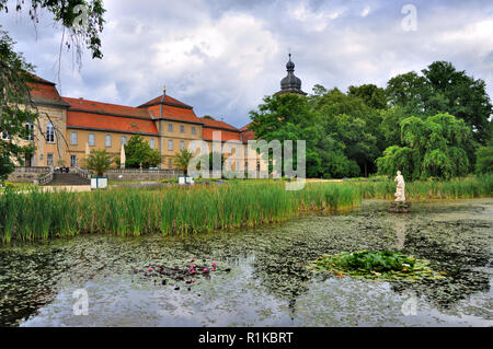 See von Schloss Fasanarie Park in Fulda in Hessen, Deutschland Stockfoto