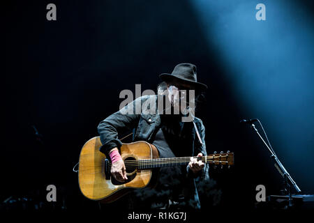 Neil Young führt auf dem Wayhome Music & Arts Festival in Oro-Medonte, Kanada Stockfoto