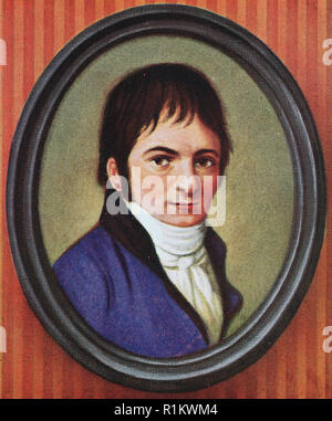 Digital verbesserte Reproduktion, Ludwig van Beethoven, 1770-1827, deutscher Komponist und Pianist Stockfoto