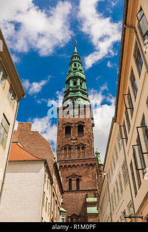 Detail der ehemaligen St. Nicholas Kirche in Copenhzagen, Dänemark Stockfoto