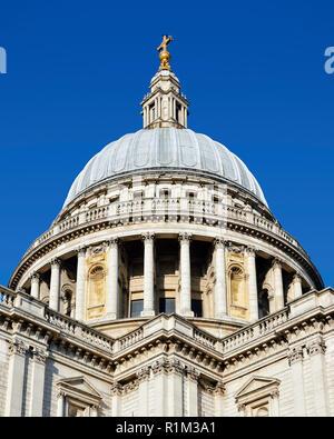 Die St Paul's Kathedrale, Dom, London, England, Vereinigtes Königreich Stockfoto