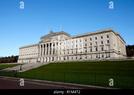 Das Parlamentsgebäude von Stormont Belfast Nordirland Stockfoto