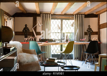 Rustikale Büro Stockfoto