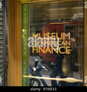 Museum der Amerikanischen Finanzen, Wall Street, Manhattan, New York City, New York State, USA Stockfoto