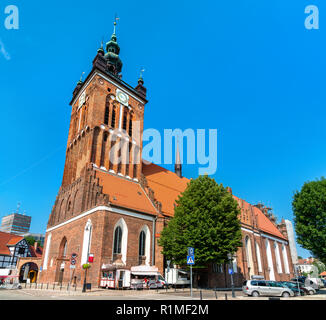 St. Katharina Kirche in Danzig, Polen Stockfoto
