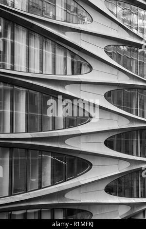 520W 28 St Apartment House in Manhattan gesehen von der Highline Stockfoto