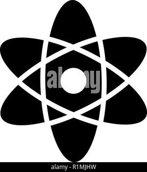 Atom glyph Icon Stock Vektor