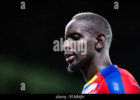 LONDON, ENGLAND - 20. August: Mamadou Sakho (12) von Crystal Palace während der Premier League Match zwischen Crystal Palace und dem FC Liverpool an Selhurst Park am 20. August 2018 in London, Vereinigtes Königreich. MB Media Stockfoto