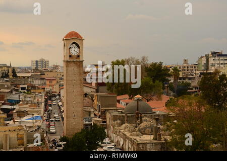 Clock Tower von Adana Stockfoto