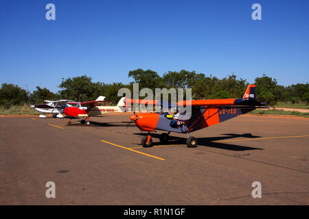 Jährliche SAA Airshow und Fly-in am Zebula Lodge in Südafrika Stockfoto