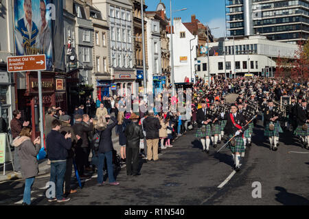 Spenden-infos Tag. Bristol 2018 Stockfoto