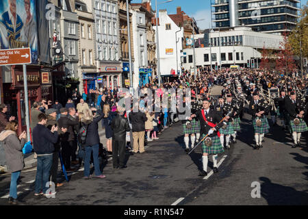 Spenden-infos Tag. Bristol 2018 Stockfoto