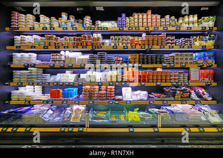 Blick von La Grande Epicerie du Bon Marche, einem Lebensmittelgeschäft auf der Rive Gauche linke Bank in Sevres Babylone, Paris, Frankreich. Stockfoto