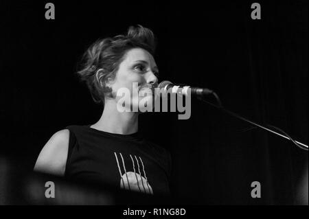 Schmelz Vinyl präsentiert Haley live an der Rialto Theater, Brighton, unterstützt Kacey Johansing, Tiger, Löwe und DJ gewähren. 11. November 2018. Stockfoto