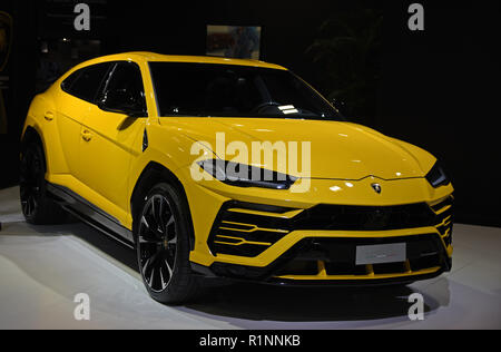 Lamborghini Urus SUV, Mondial Paris Motor Show, Paris, Frankreich, Europa Stockfoto