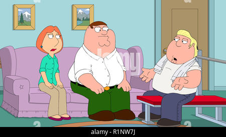 FAMILY GUY (v.l.): Chris Griffin, Meg Griffin, Lois Griffin, Stewie