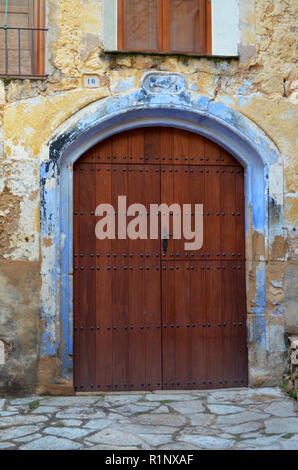 Beseit, einer mittelalterlichen Stadt in den Häfen de Tortosa-Puertos de Beceite region Stockfoto