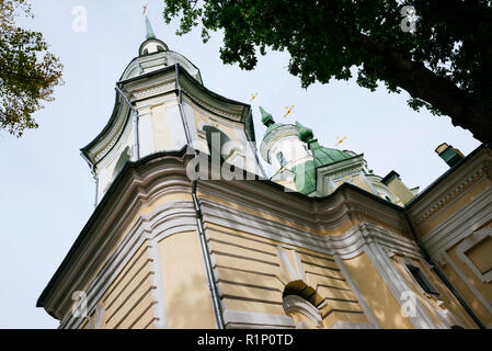 Die Kirche St. Katharina ist eine russisch-orthodoxe Kirche. Parnu - Pärnu -, Pärnu County, Estland, Baltikum, Europa. Stockfoto