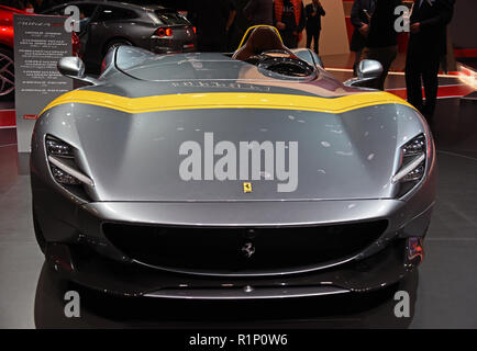 Ferrari Monza SP1, Mondial Paris Motor Show, Paris, Frankreich, Europa Stockfoto