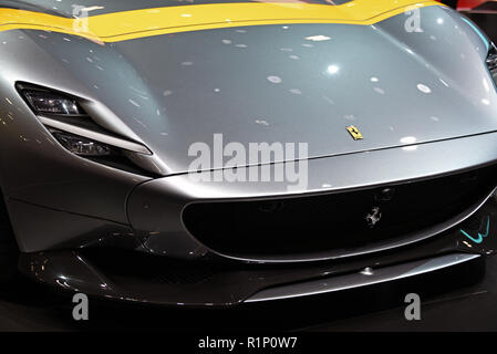 Ferrari Monza SP1, Mondial Paris Motor Show, Paris, Frankreich, Europa Stockfoto