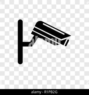 Webcam vektor Icon auf transparentem Hintergrund isoliert, Webcam Transparenz logo Konzept Stock Vektor