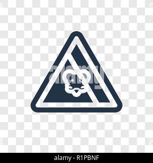 Ratten vektor Icon auf transparentem Hintergrund isoliert, Ratten Transparenz logo Konzept Stock Vektor