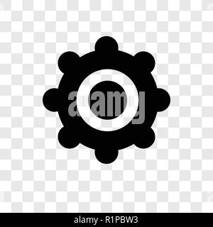 Tamburin vektor Icon auf transparentem Hintergrund isoliert, Tamburin Transparenz logo Konzept Stock Vektor