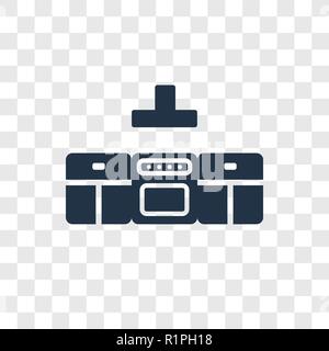 Küchenmöbel vektor Icon auf transparentem Hintergrund isoliert, Küche Möbel Transparenz logo Konzept Stock Vektor