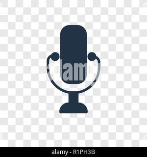 Spiegel vektor Icon auf transparentem Hintergrund isoliert, Spiegel Transparenz logo Konzept Stock Vektor