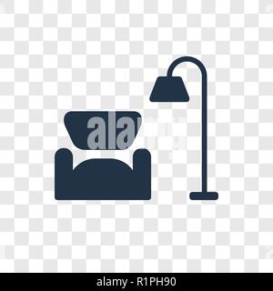 Wohnzimmer vektor Icon auf transparentem Hintergrund isoliert, Wohnzimmer Transparenz logo Konzept Stock Vektor